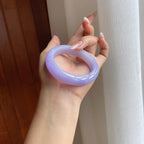 糯冰紫罗兰翡翠手镯（54.6mm）（yc263538）