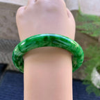 细糯种飘花圆条手镯（57.3mm）（yc249402）