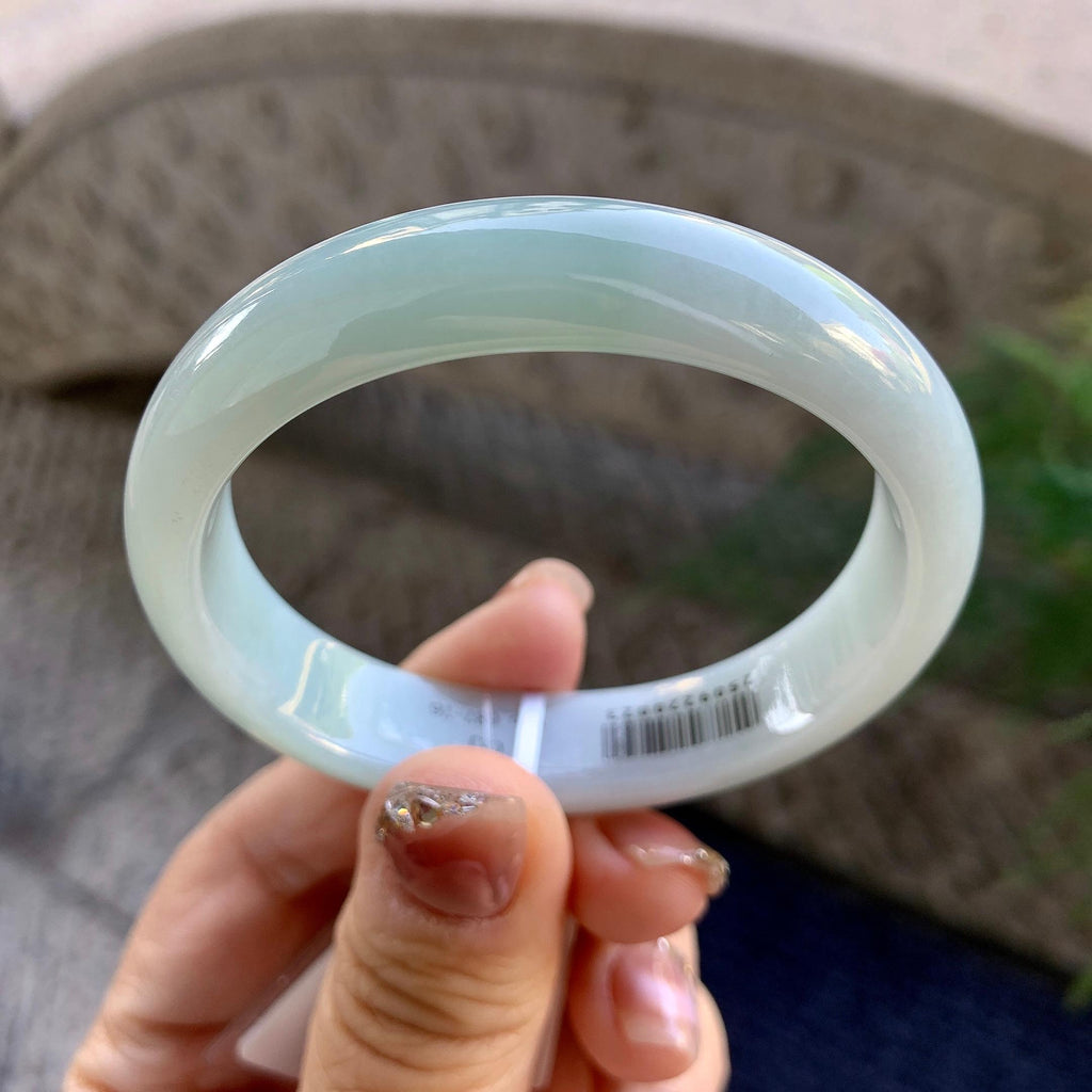 糯种淡晴底贵妃手镯（53.6mm）（yc275315）