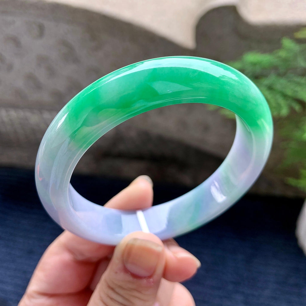 细糯种春彩平安镯（58.2mm）（yc254091）