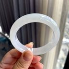 细糯种无色平安镯（55.2mm）（yc225080）