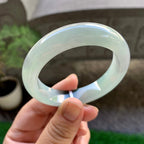 细糯种飘花平安镯（51.4mm）（yc229798）