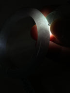 细糯种淡春彩平安镯（59.6mm）（yc200955）
