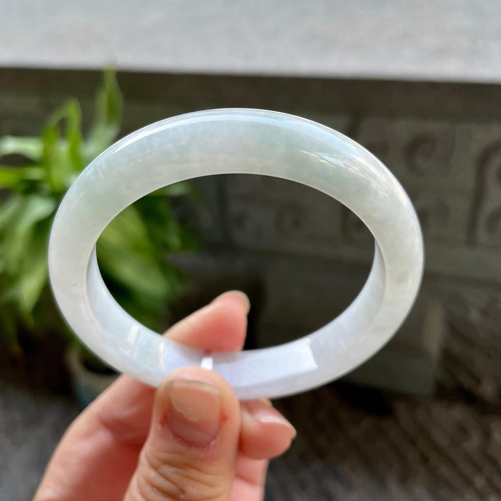 糯种无色平安镯（54mm）（yc310095）