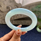 细糯种带底色圆条手镯（55mm）（yc249448）