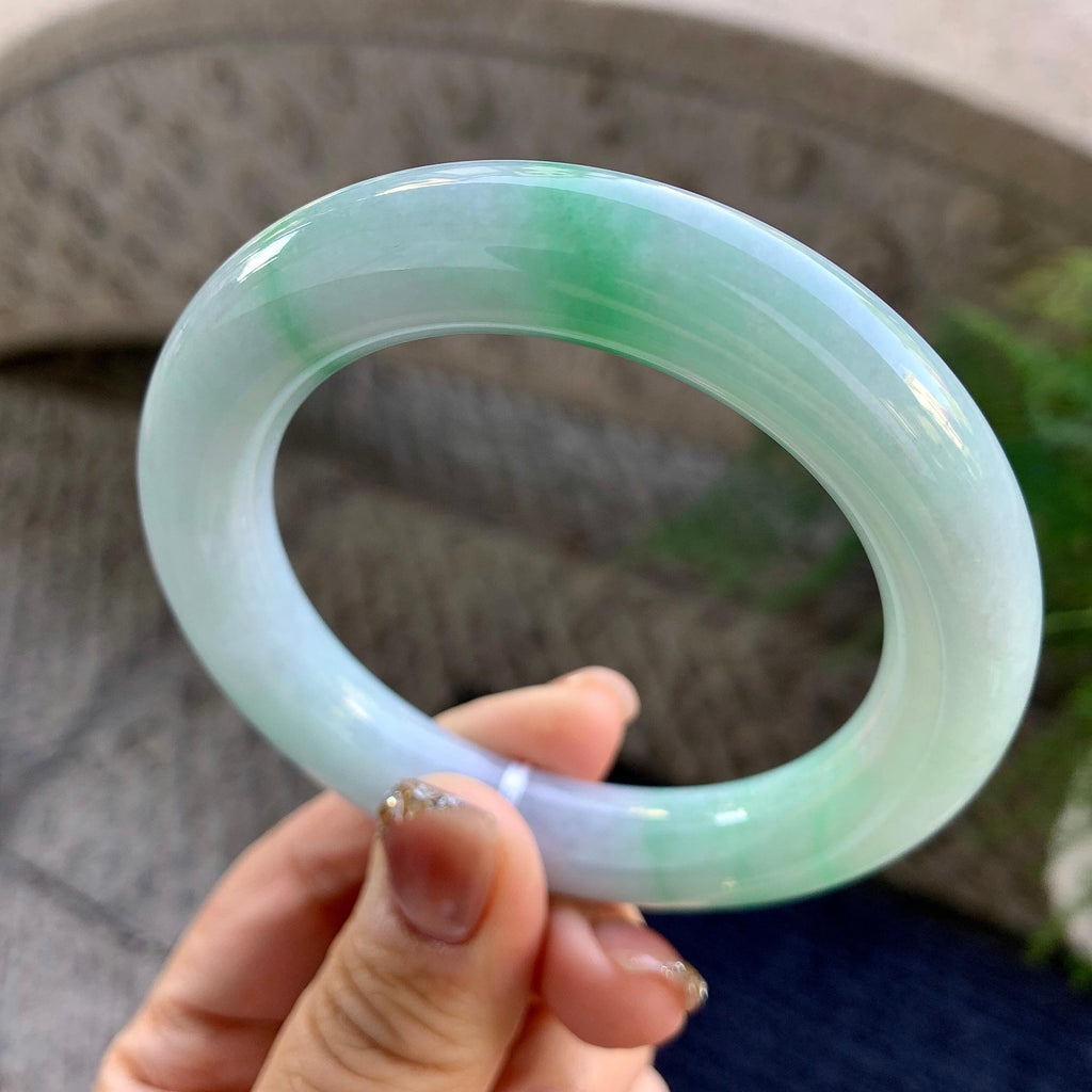 细糯种飘花圆条手镯（56mm）（yc275324）