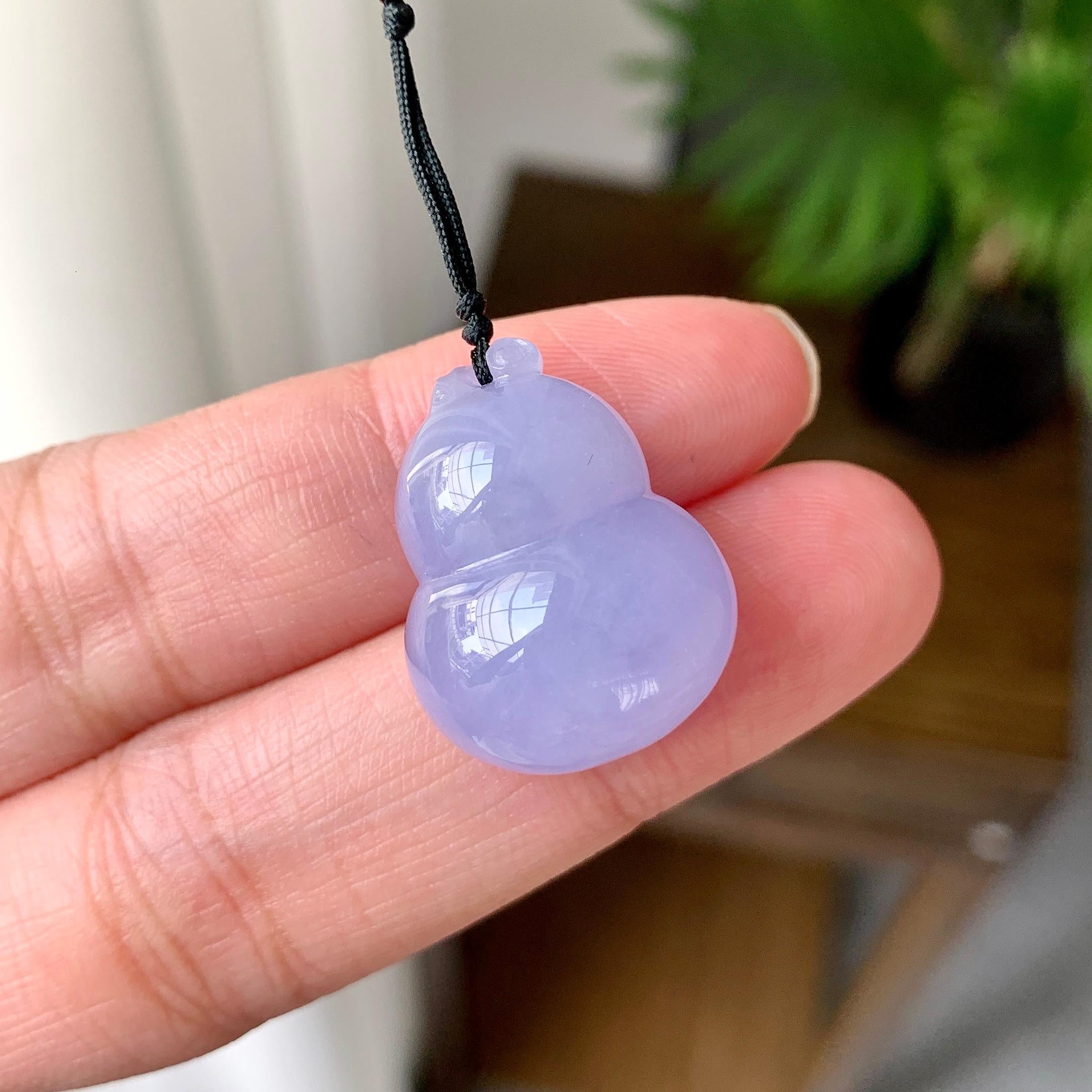 细糯种紫罗兰葫芦吊坠（yc248211）