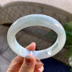 糯种无色宽版轮胎手镯（59.8mm）（yc275318）