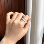 冰种黄翡戒圈 天然缅甸A货翡翠（yc461467）