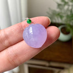 细糯种紫罗兰寿桃吊坠（yc248214）