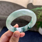 细糯种飘花宽版轮胎手镯（55.2mm）（yc228494）