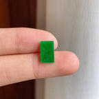 裸石糯冰满绿翡翠马鞍（yc249146）