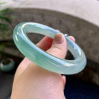 糯冰种晴水圆条手镯（55.3mm）（yc264050）