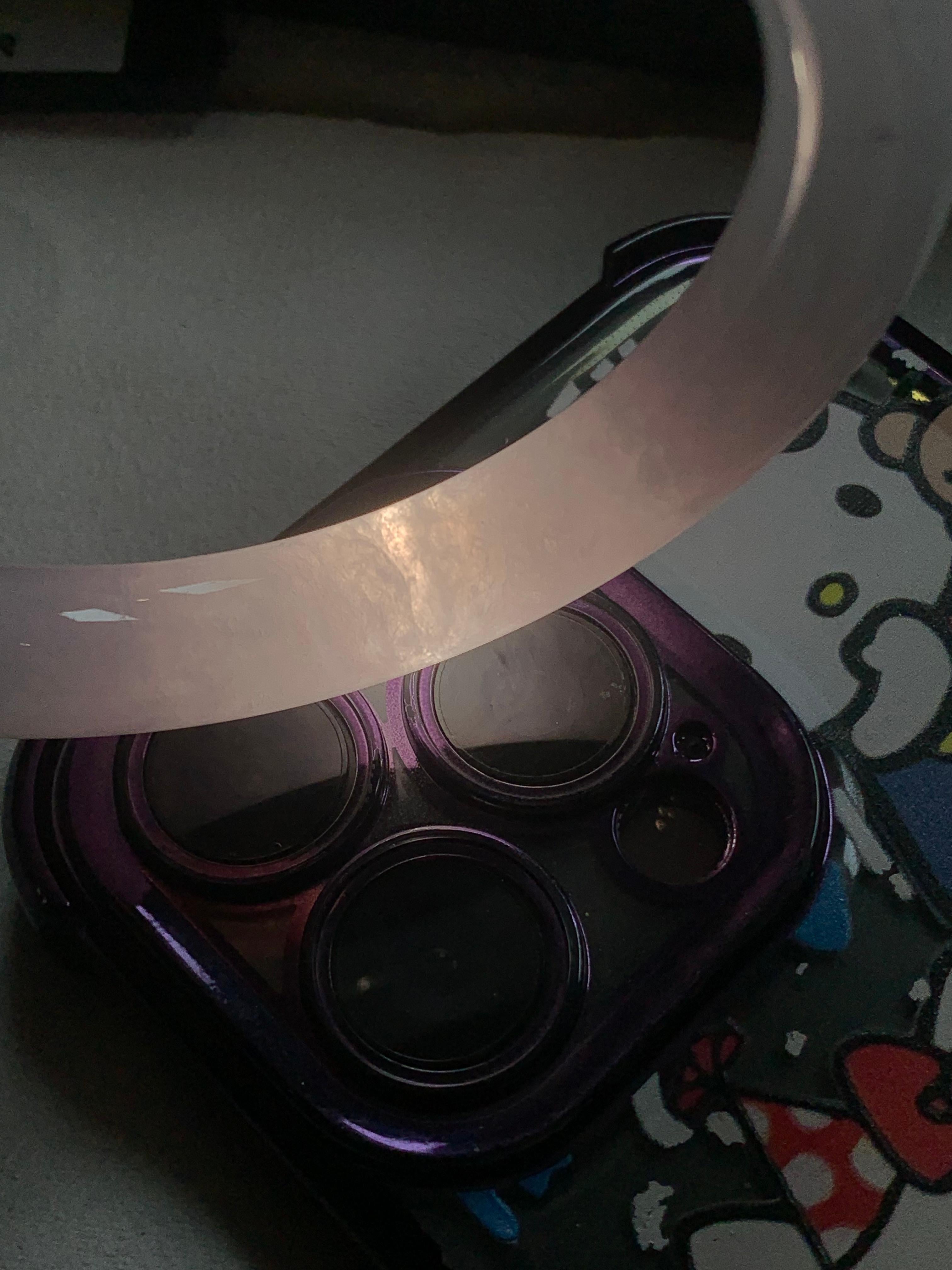 糯冰种淡春彩圆条手镯（57.6mm）（yc272117）