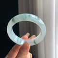 糯冰飘花翡翠平安镯（58.8mm）（yc373949）