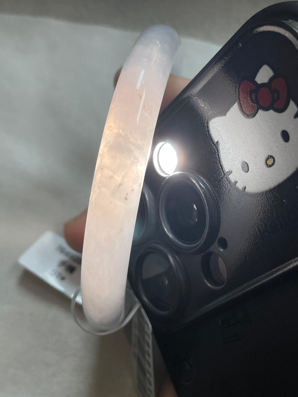 细糯种带底色圆条手镯（56.4mm）（yc248136）