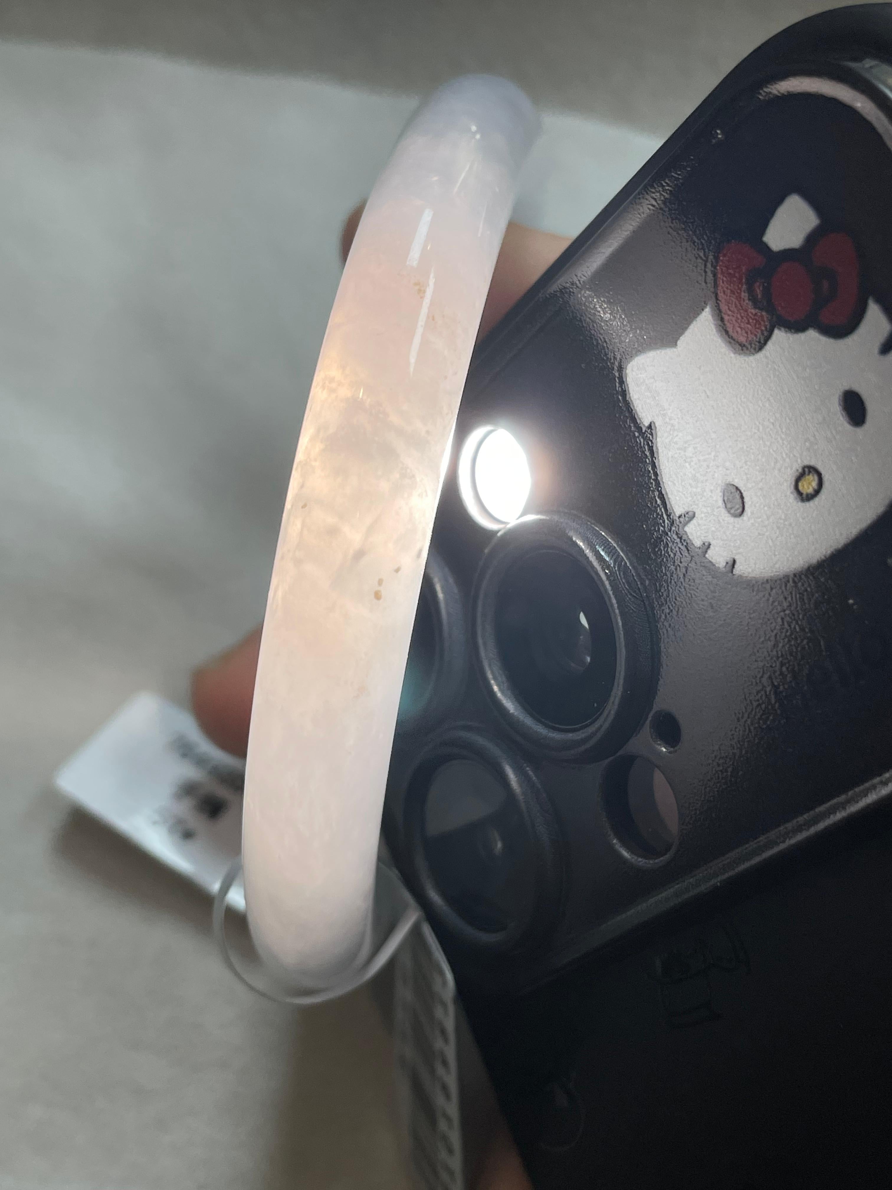 细糯种带底色圆条手镯（56.4mm）（yc248136）