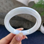 细糯种无色正圈平安镯57圈    天然缅甸A货翡翠（yc352029）