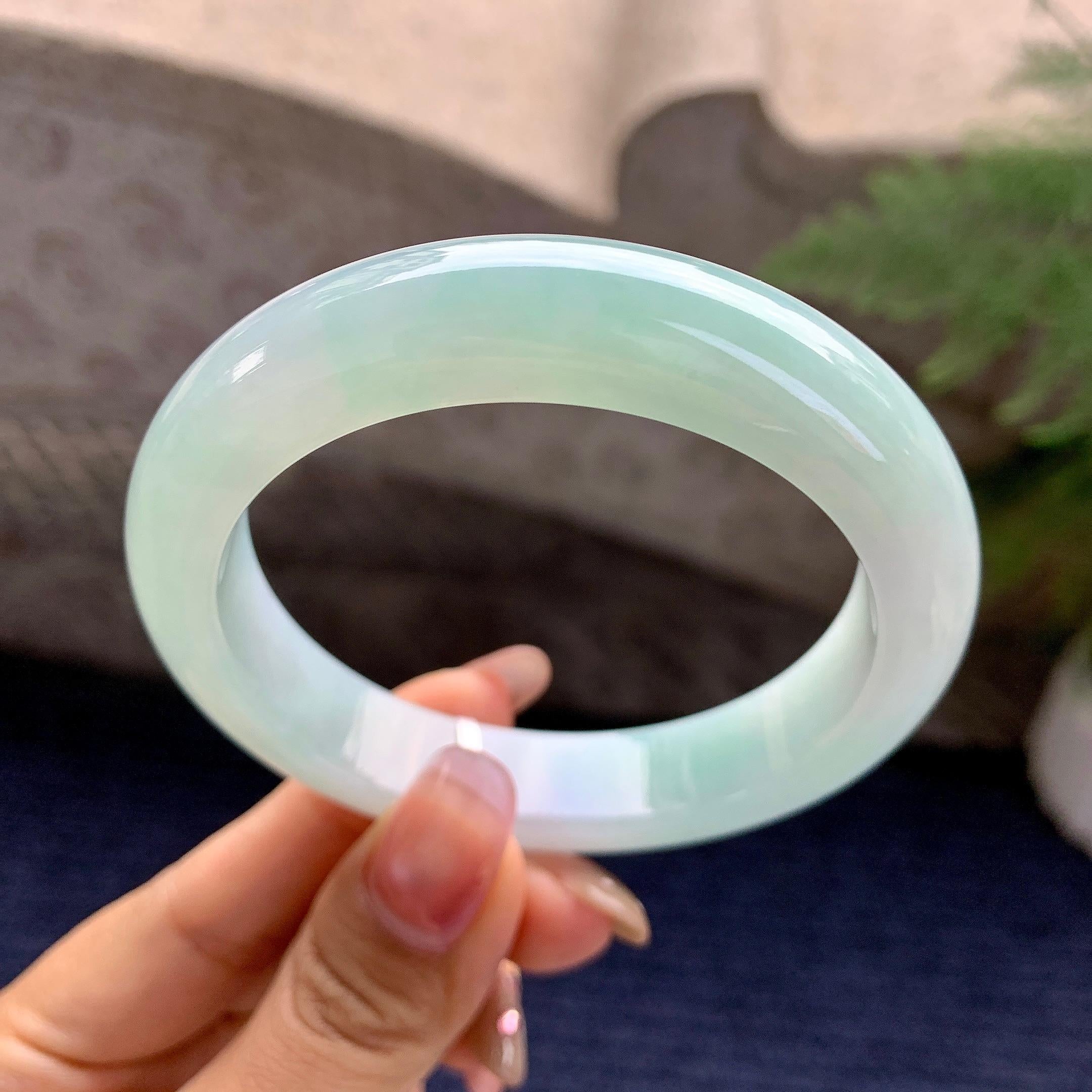 细糯种晴底平安镯（56.6mm）（yc295588）