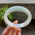 细糯种淡晴底平安镯（57mm）（yc311023）