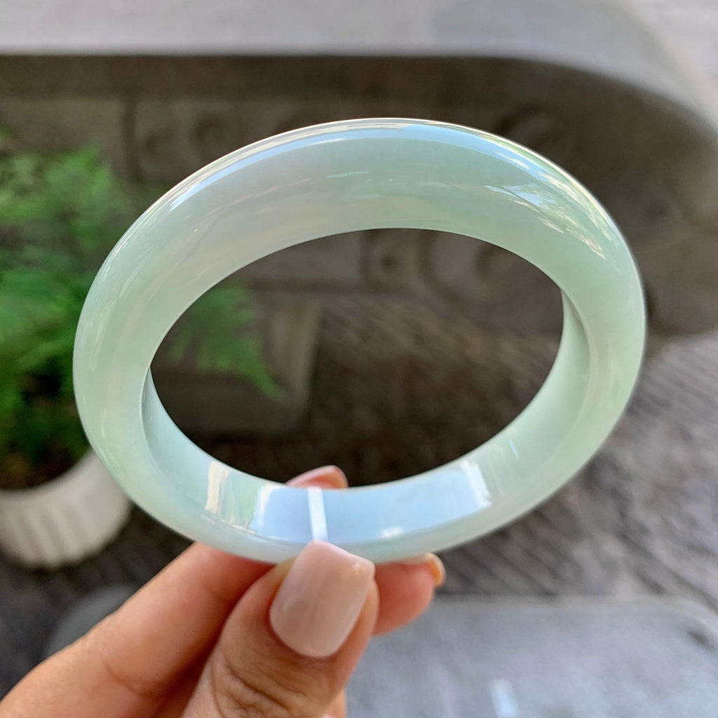 细糯种带底色平安镯（56mm）（yc213150）
