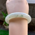 细糯种飘花平安镯（55.7mm）（yc308177）