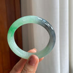 糯冰带色乌鸡特色镯（54mm）（yc277379）