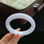 糯种紫罗兰翡翠手镯（55.5mm）（yc016181）