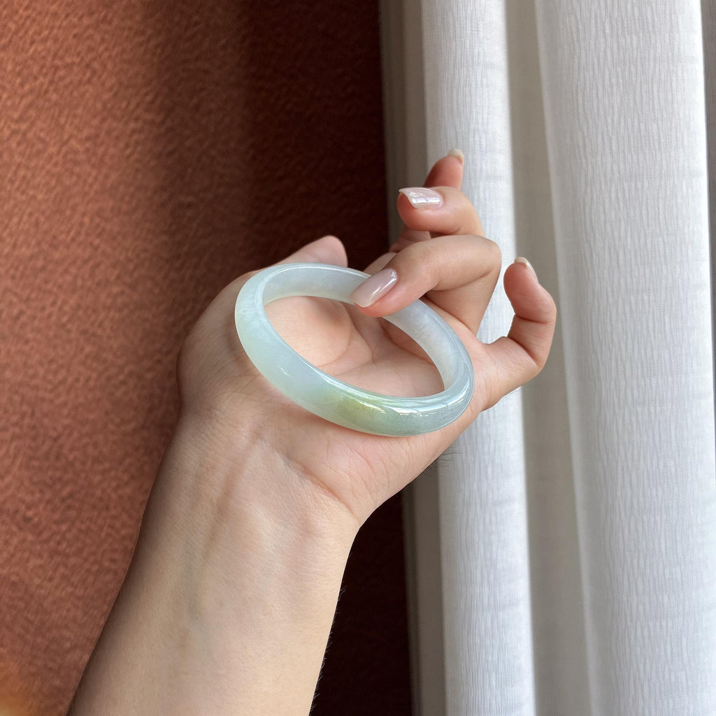 糯冰黄翡贵妃镯 57圈（yc710818）