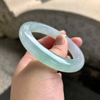 糯冰种晴水平安镯（54.5mm）（yc261145）