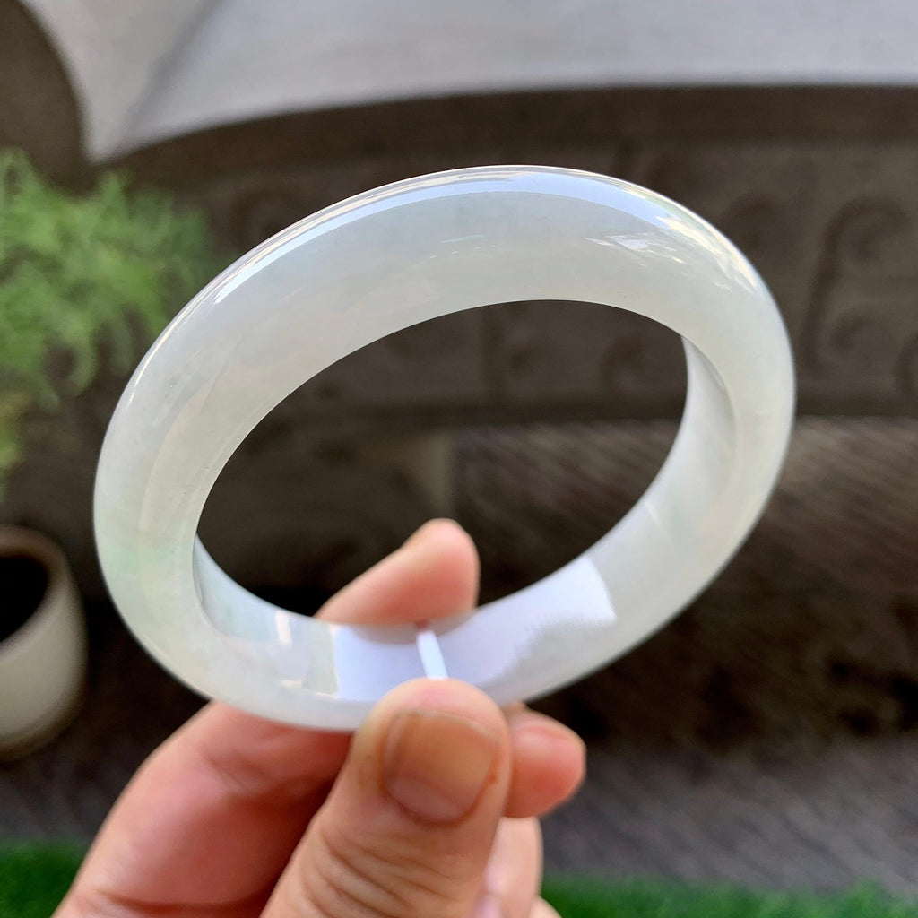 细糯种无色平安镯（56mm）（yc240752）