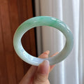 糯冰带色正圈平安镯 56圈（yc736712）