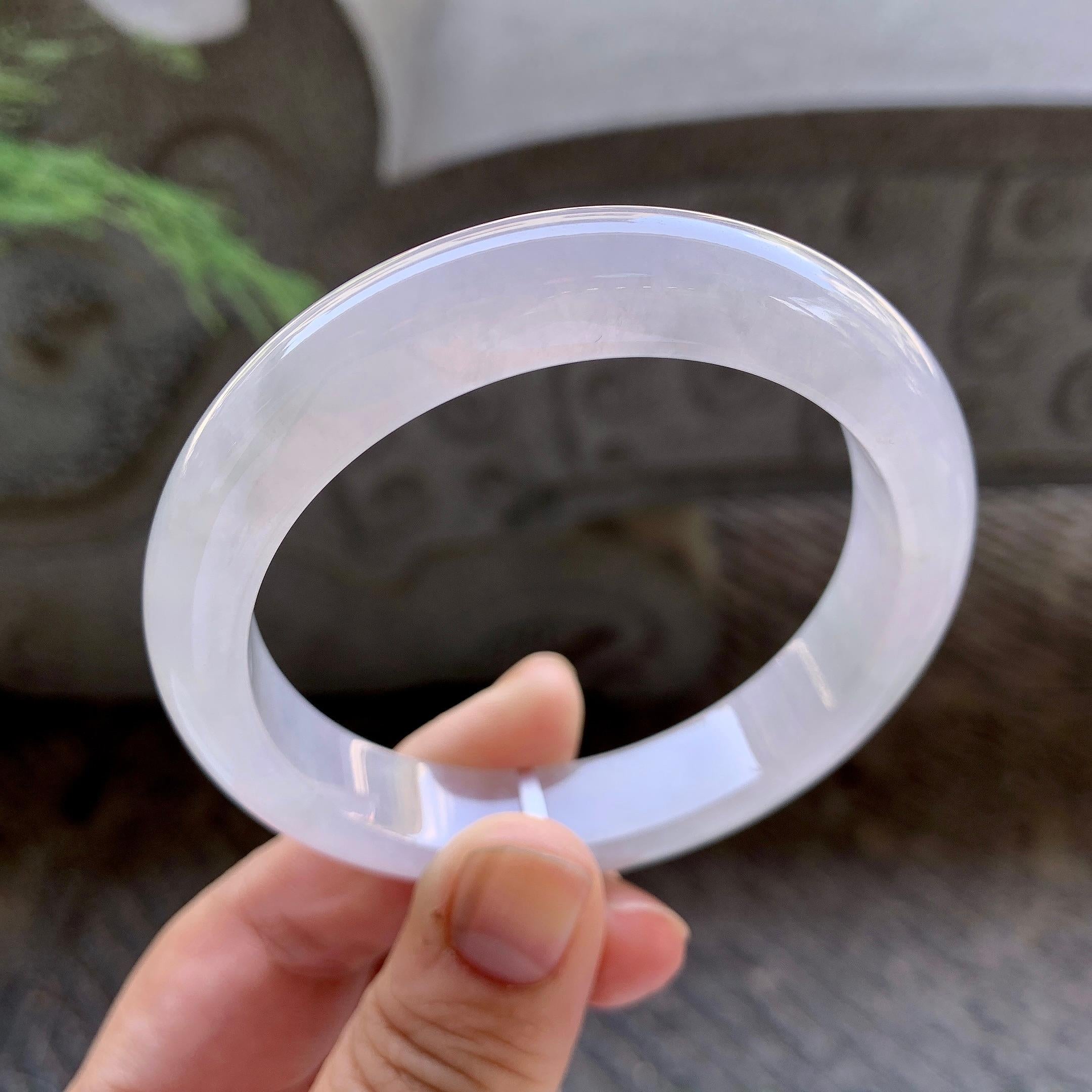 细糯种无色平安镯（57.2mm）（yc199588）