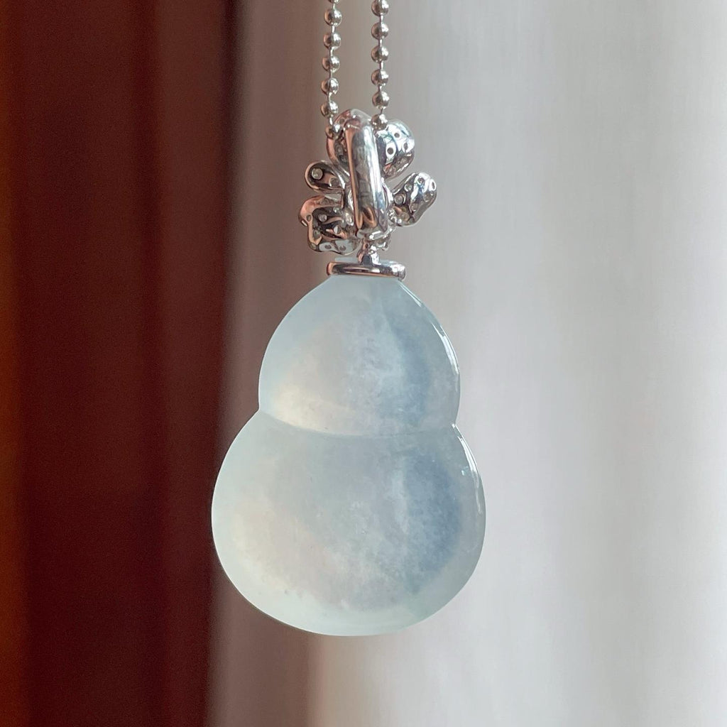 18k金扣冰种翡翠葫芦（yc248550）