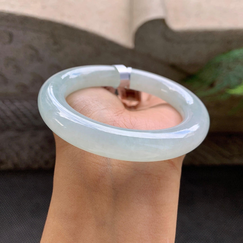 细糯种带底色圆条手镯（54.2mm）（yc272082）