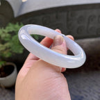 糯冰种无色贵妃手镯（54.5mm）（yc243901）