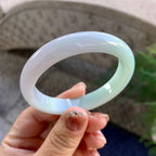 细糯种淡晴底贵妃手镯（53.4mm）（yc276209）