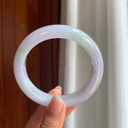 糯冰淡春彩翡翠平安镯（61mm）（yc396257）