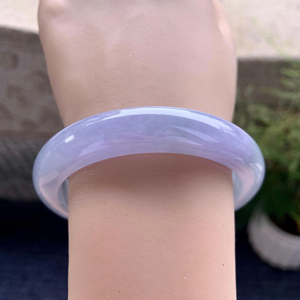 细糯种紫罗兰平安镯（58mm）（yc206656）