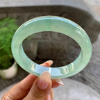 糯冰种晴底平安镯（57.8mm）（yc199566）
