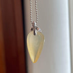 18k金扣冰种黄翡翡翠福瓜（yc251674）