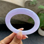 细糯种紫罗兰圆条手镯（57mm）（yc196171）