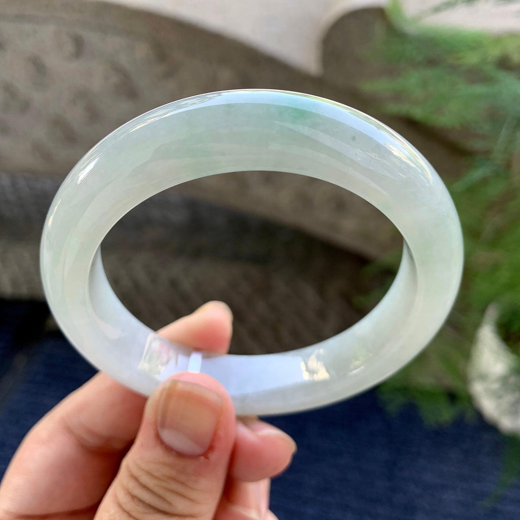 糯种飘花平安镯（55.6mm）（yc249424）