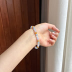 糯冰多宝翡翠珠串手串天然缅甸A货翡翠（yc438512）