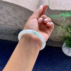 细糯种飘花圆条手镯（54mm）（yc223955）