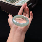 糯冰湖水绿贵妃翡翠手镯（56.3mm）（yc017402）