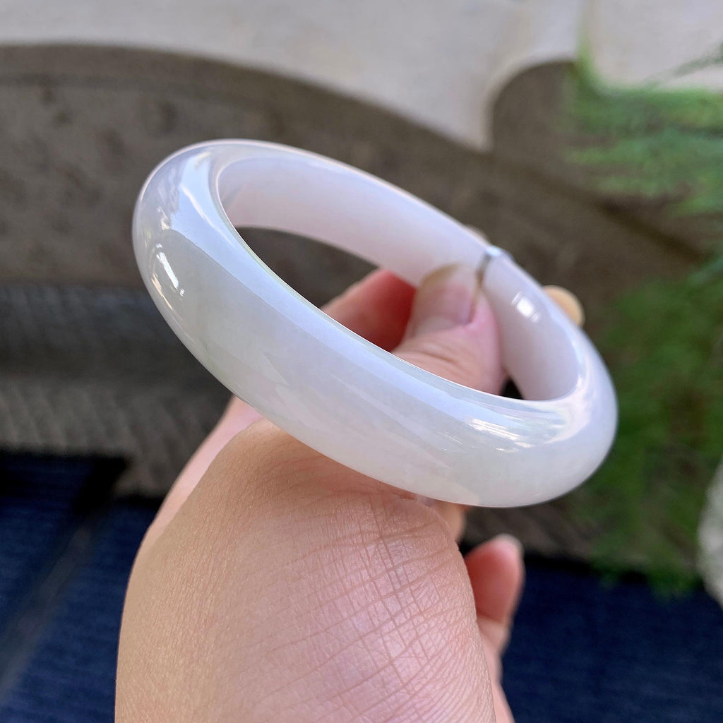 糯种无色平安镯（55mm）（yc249421）