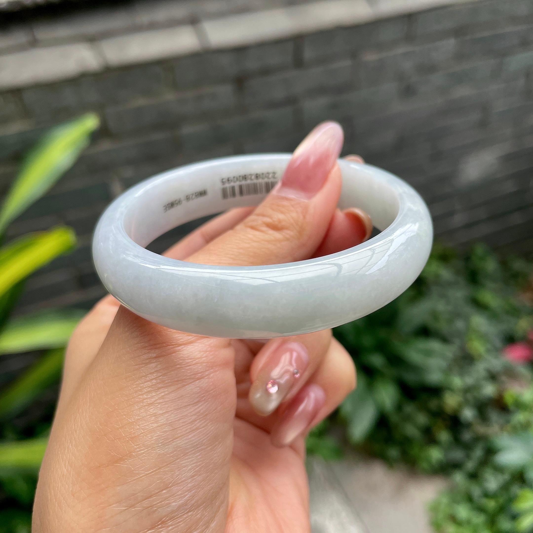 细糯种带底色平安镯（58mm）（yc297952）