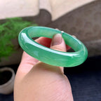 糯冰种湖水绿平安镯（52.2mm）（yc195917）