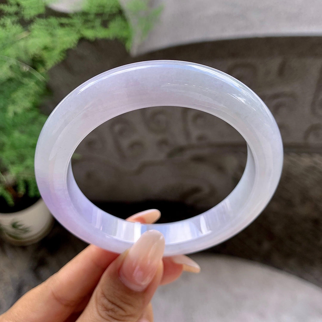 细糯种紫罗兰平安镯（59.6mm）（yc203714）